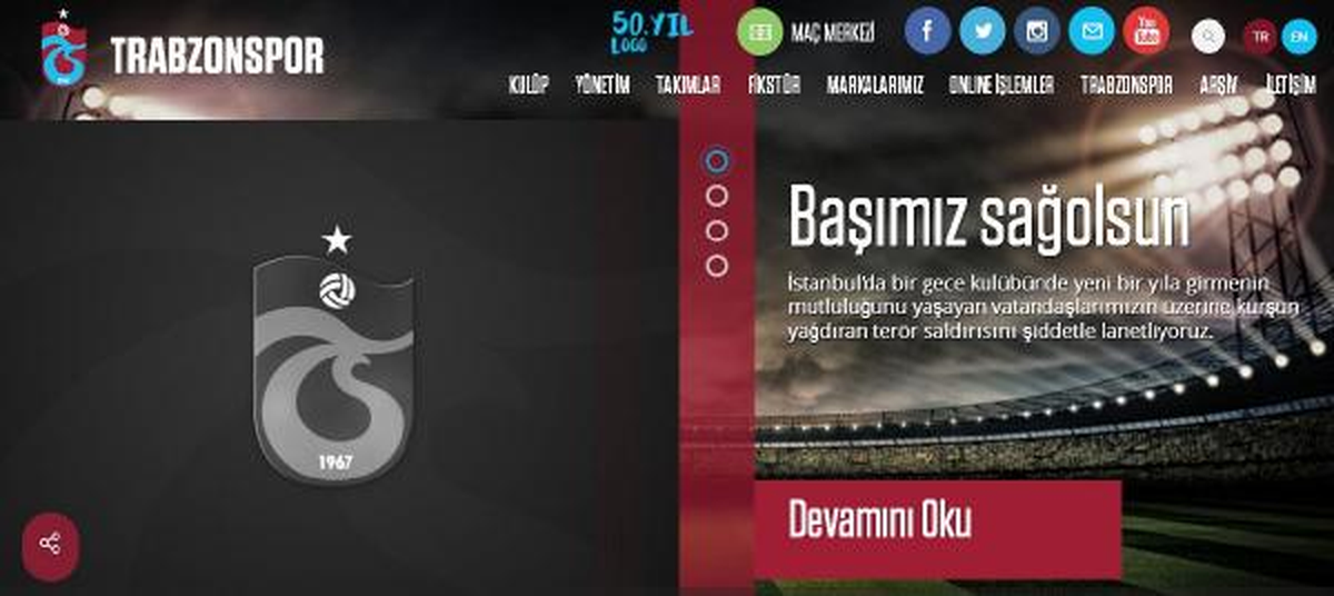 Trabzonspor\'dan Hain Saldırıya Kınama