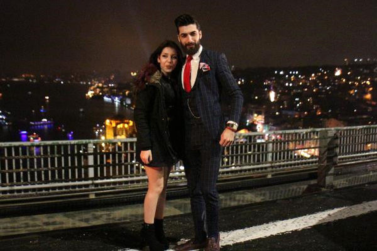 Yeni Yıla Şehitler Köprüsü\'nde Girdiler