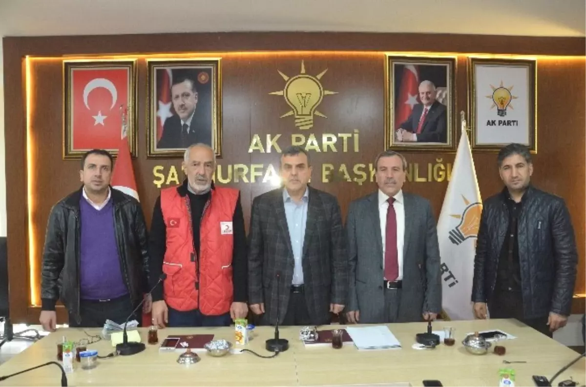 AK Parti Viranşehir İlçe Başkanlığından Halep\'e Yardım