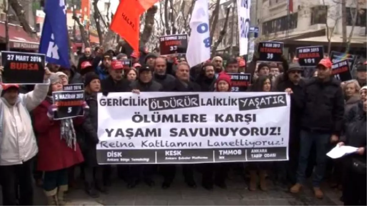 Başkentte Ortaköy Katliamı Protesto Edildi