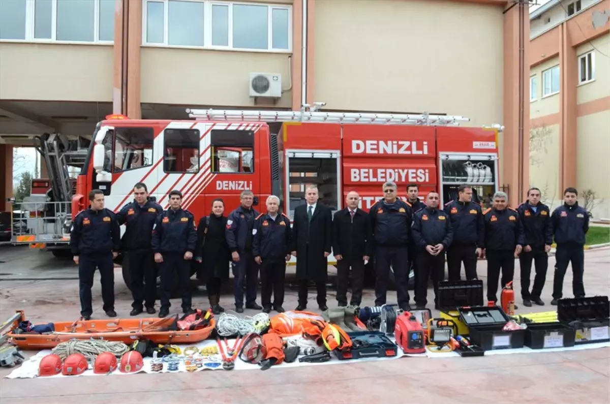 Denizli İtfaiyesi Bir Yılda 6 Bin 825 Olaya Müdahale Etti