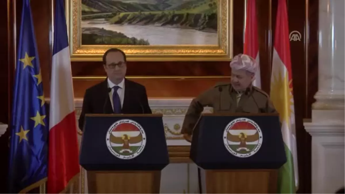 Hollande-Barzani Ortak Basın Toplantısı (1)