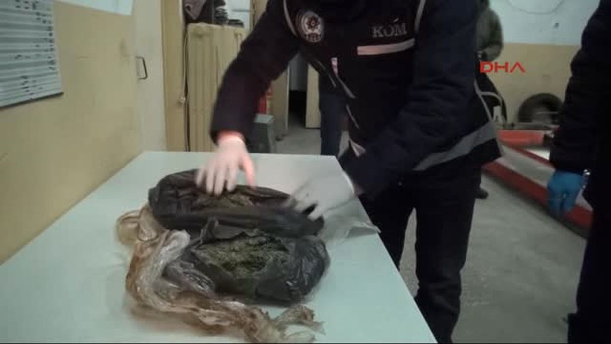 Kütahya\'da 12 Kilo Esrar Ele Geçirildi