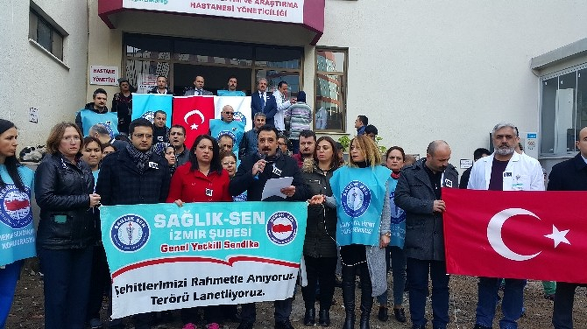 Sağlık-Sen\'den Teröre Karşı Açıklama