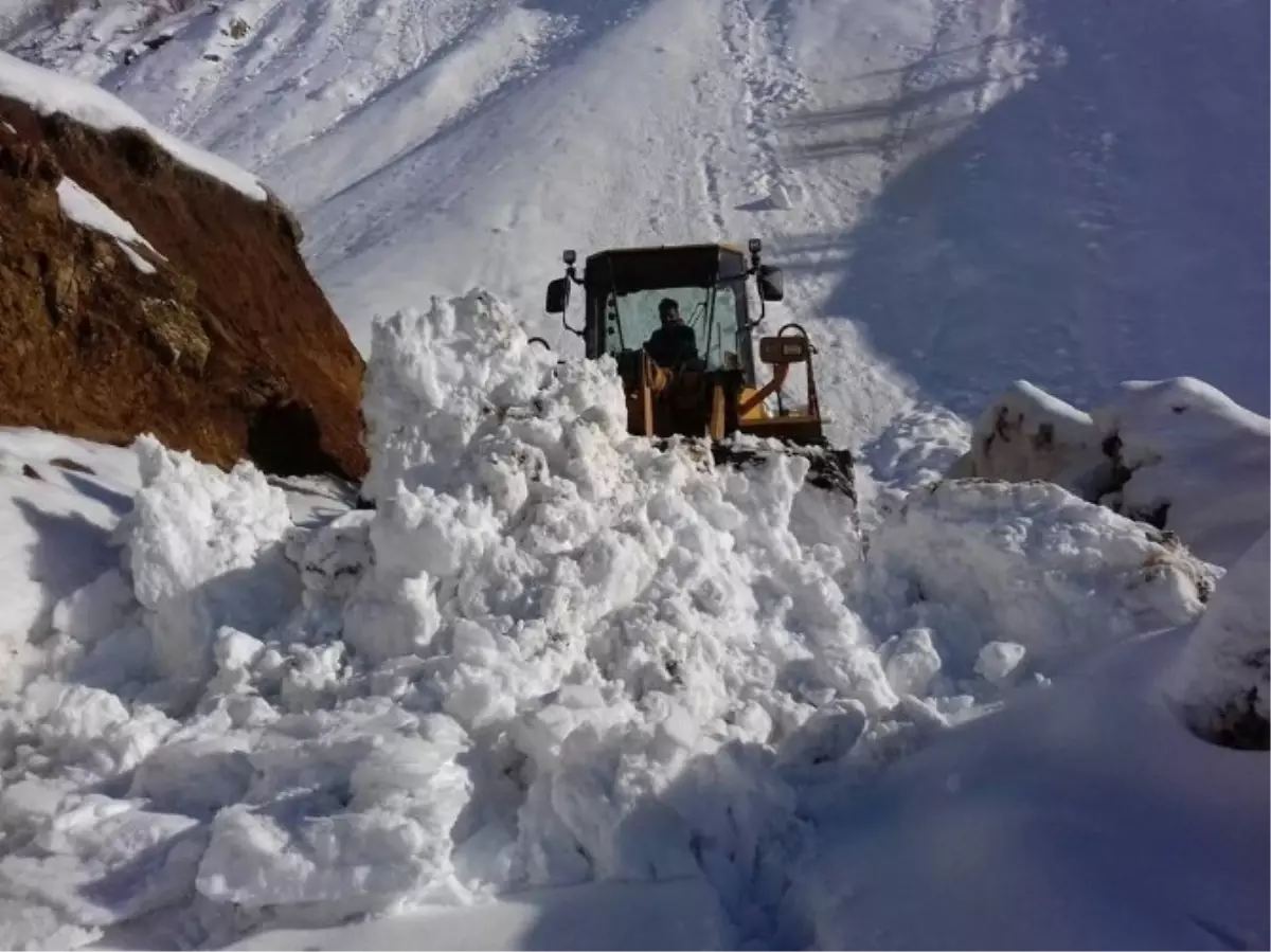 Sason\'da Yol Temizleme Çalışmaları Devam Ediyor