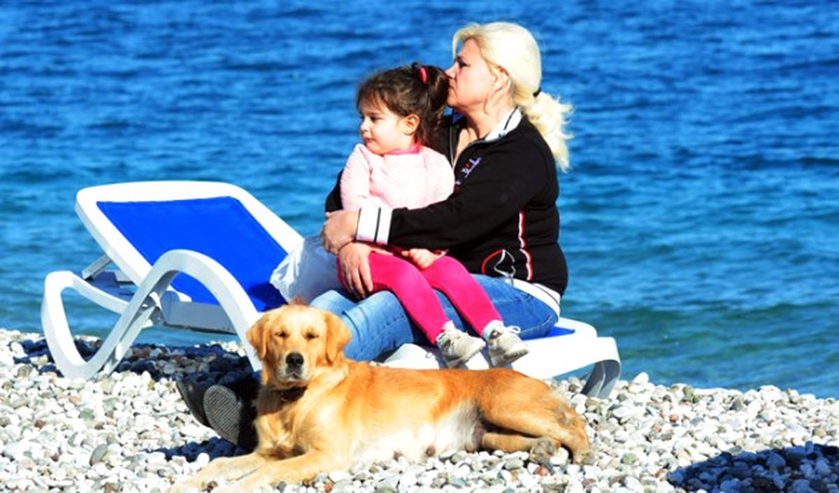 Yılın İlk Gününde Denize Girdiler