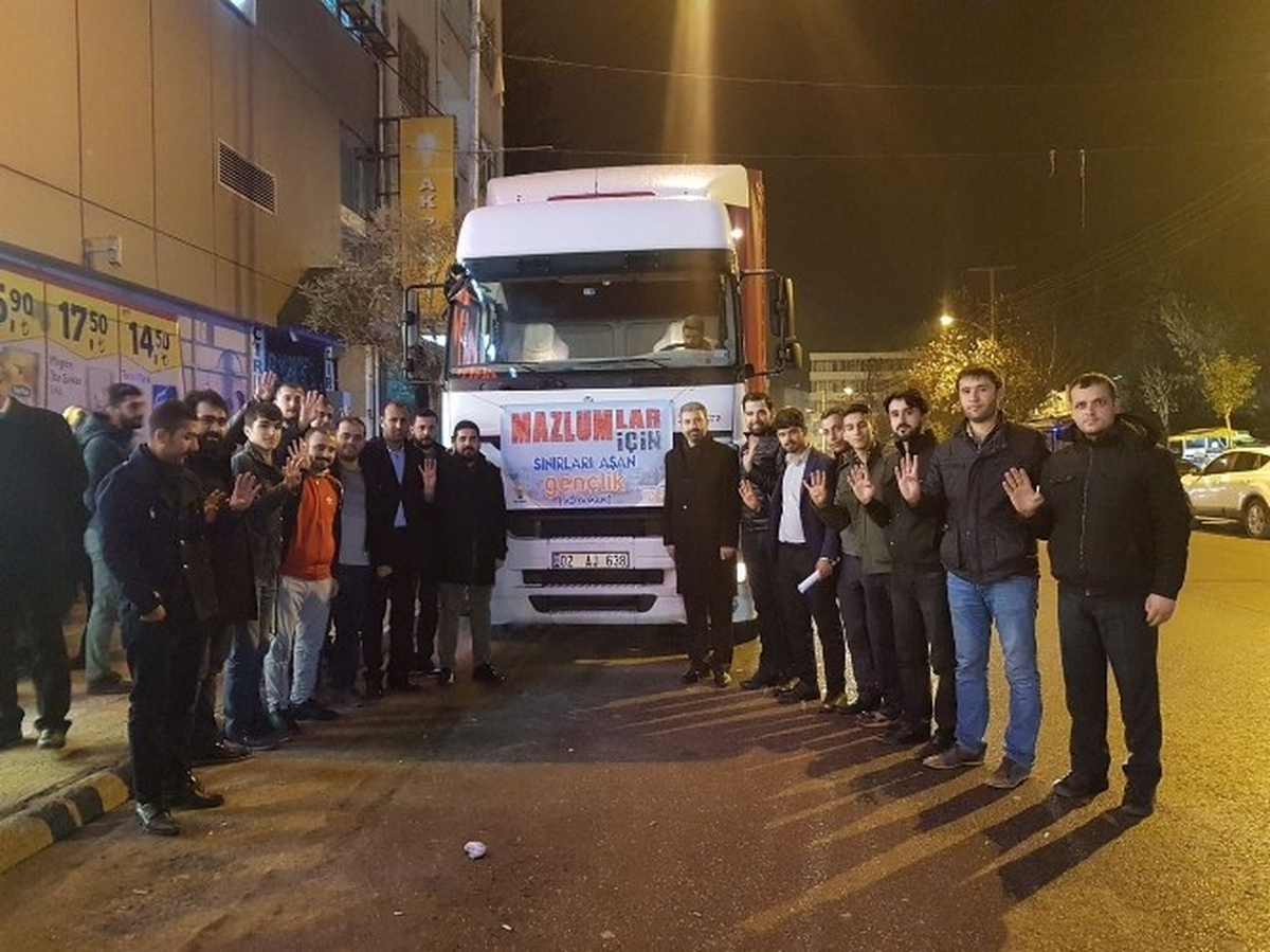 AK Parti Kolları Başkanlığının Yardım Tırı Yola Çıktı
