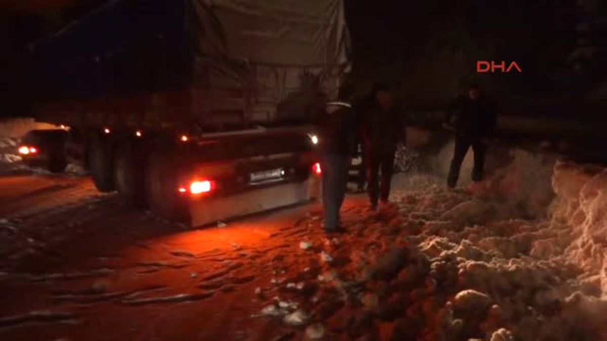 Antalya / Akseki-Seydişehir Yolunda Ulaşıma Kar Engeli