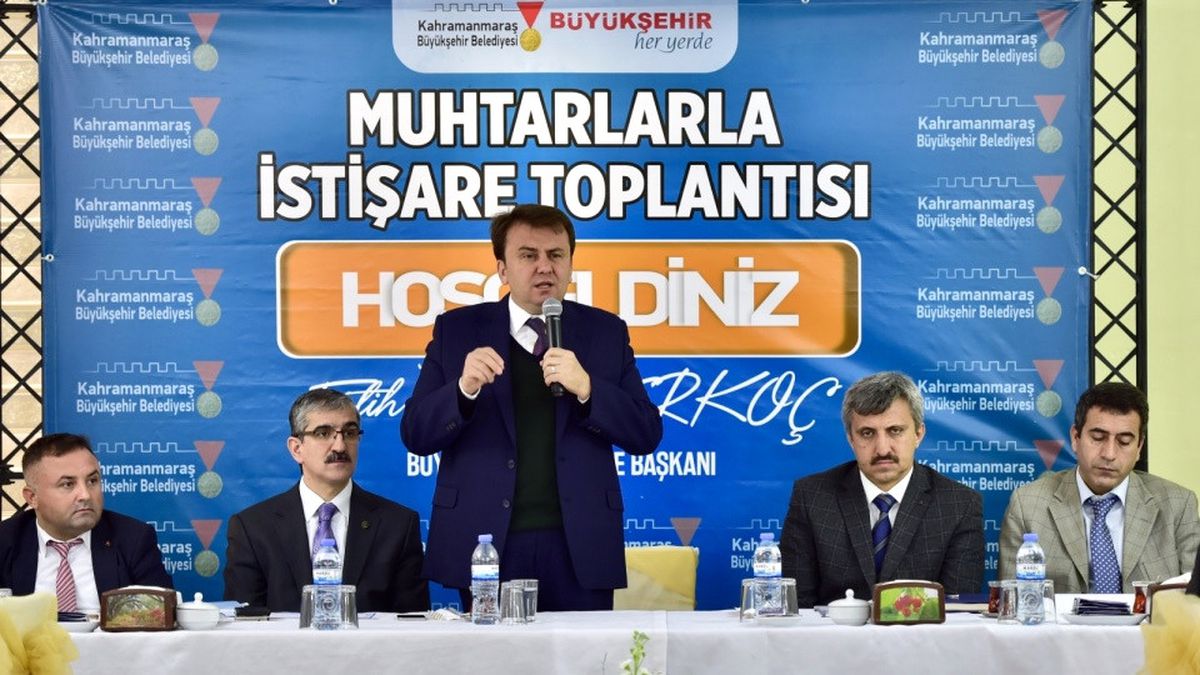 Başkan Erkoç, Muhtarlarla Bir Araya Geldi
