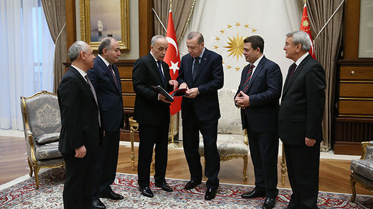 Cumhurbaşkanı Erdoğan\'ın Kabulü