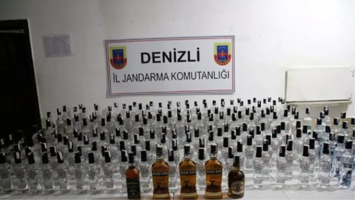 Denizli\'de Kaçak İçki Operasyonu