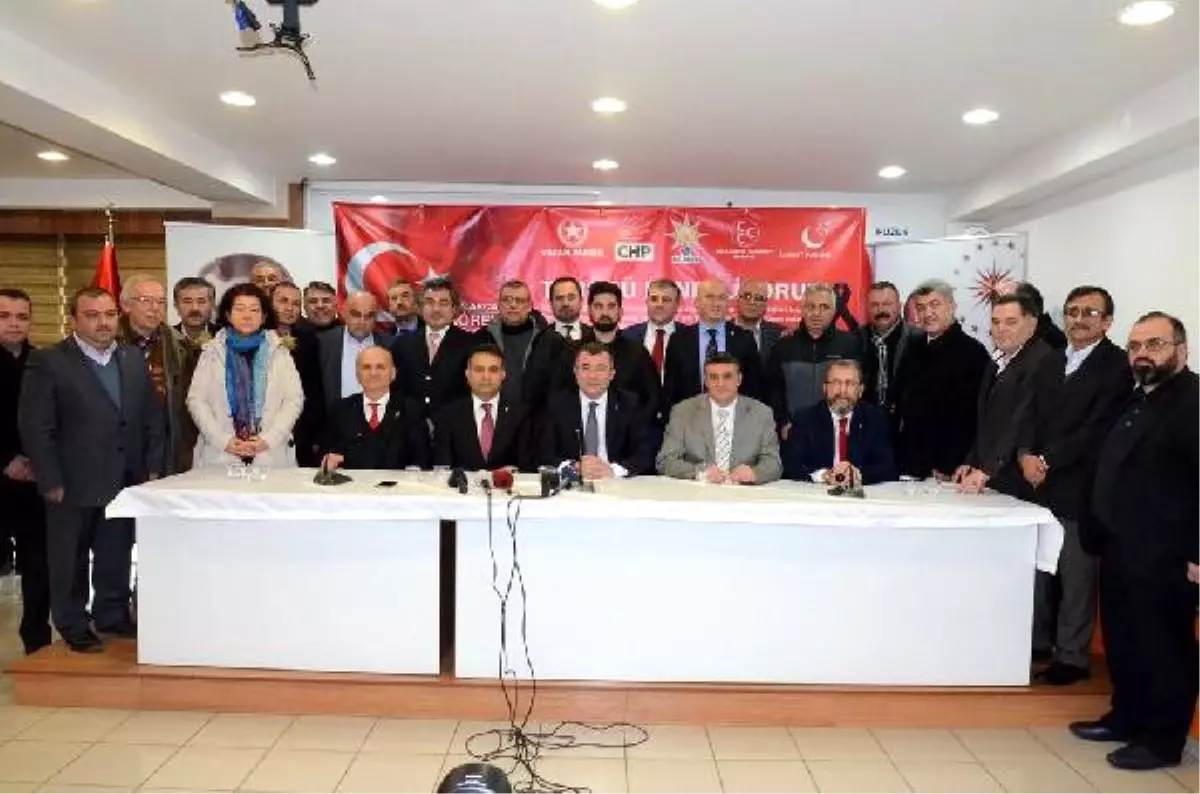 Düzce\'de 5 Parti Terörü Lanetledi