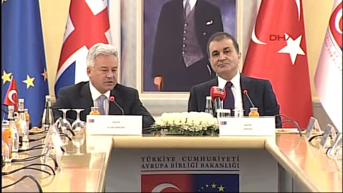 AB Bakanı Çelik, Ingiltere Avrupa Bakanı Duncan\'la Ortak Basın Toplantısı Düzenledi 2