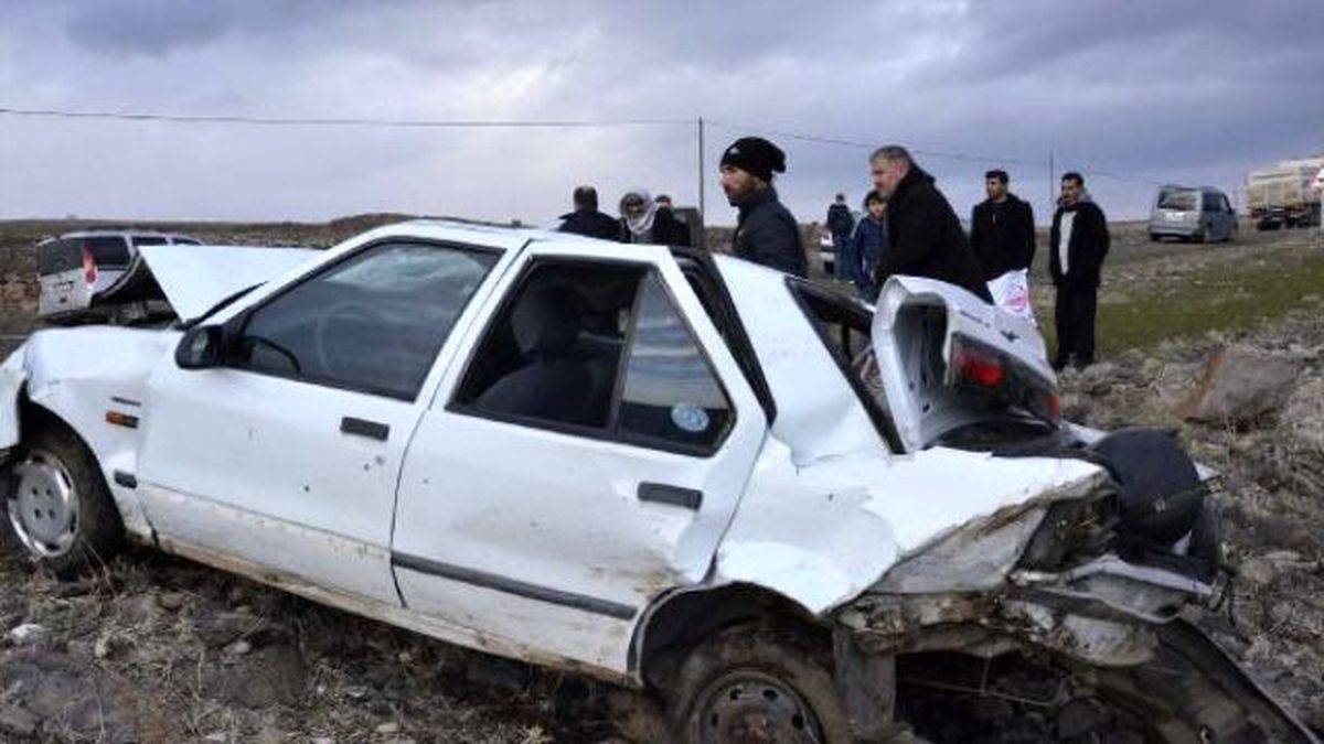 Ata Çarpan Otomobildeki 6 Yaralandı