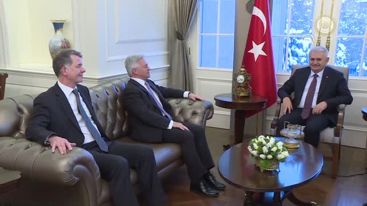 Başbakan Yıldırım, Birleşik Krallık Devlet Bakanı Duncan\'ı Kabul Etti