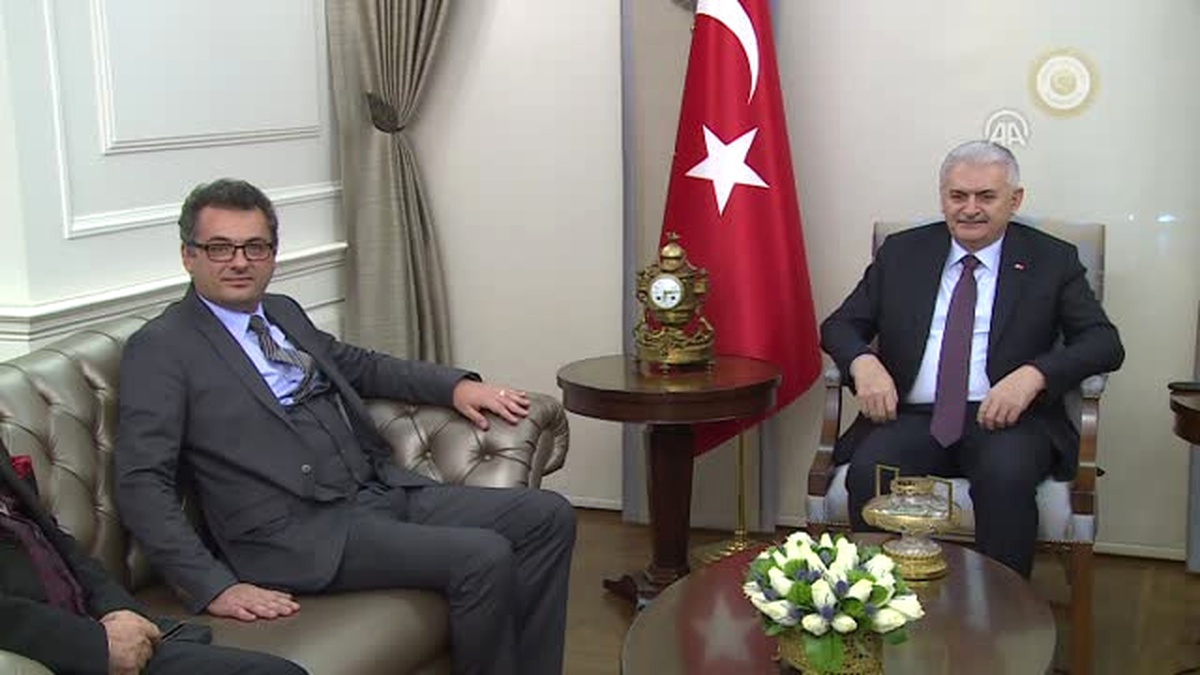 Başbakan Yıldırım\'ın Erhürman\'ı Kabulü