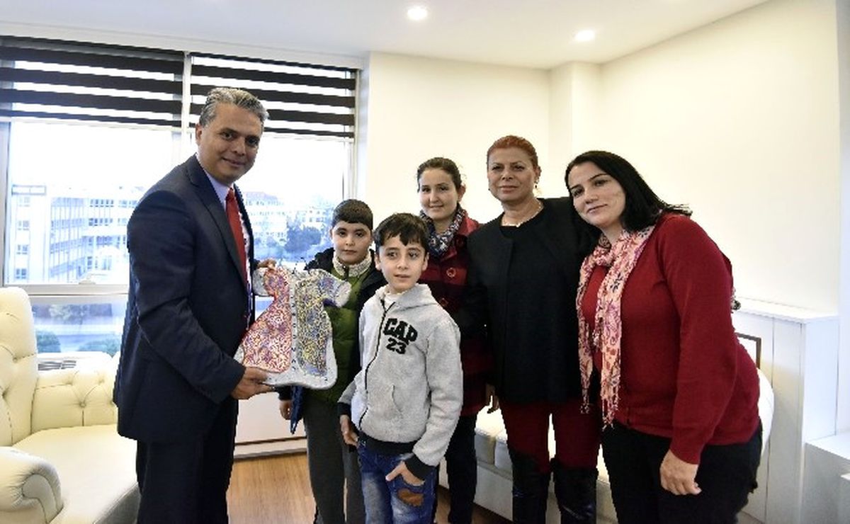 Başkan Uysal\'a Trafik Parkı Teşekkürü