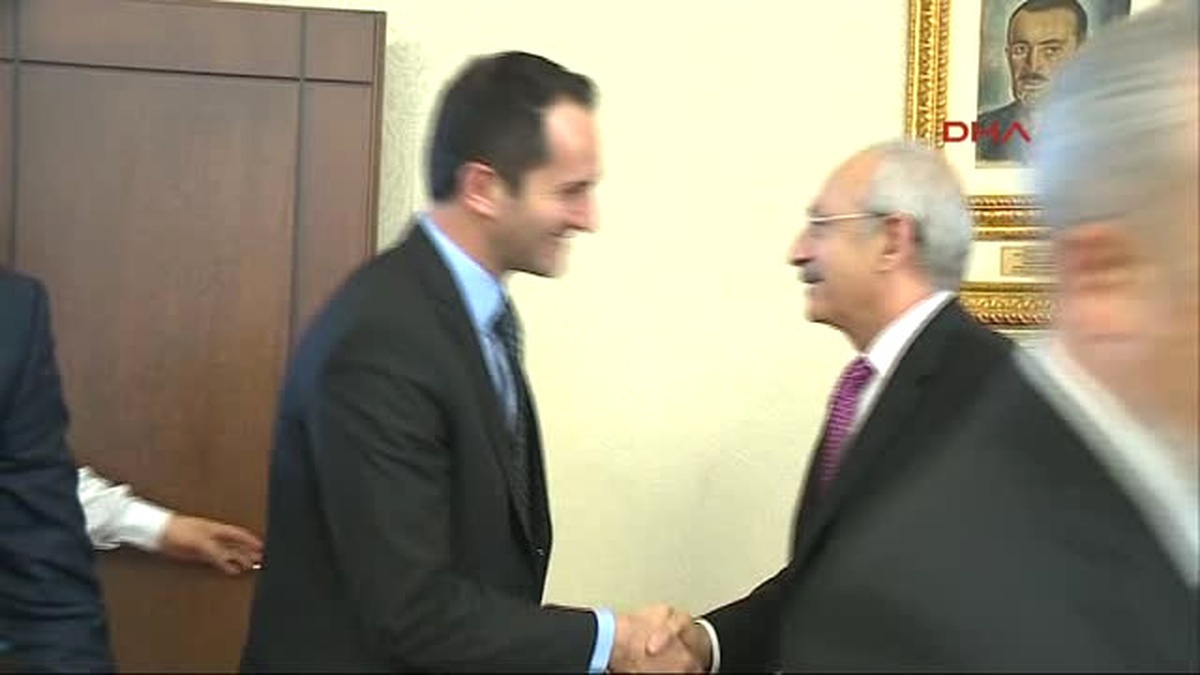 Kılıçdaroğlu, KKTC Cumhuriyetçi Türk Partisi Genel Başkanı Ile Görüştü
