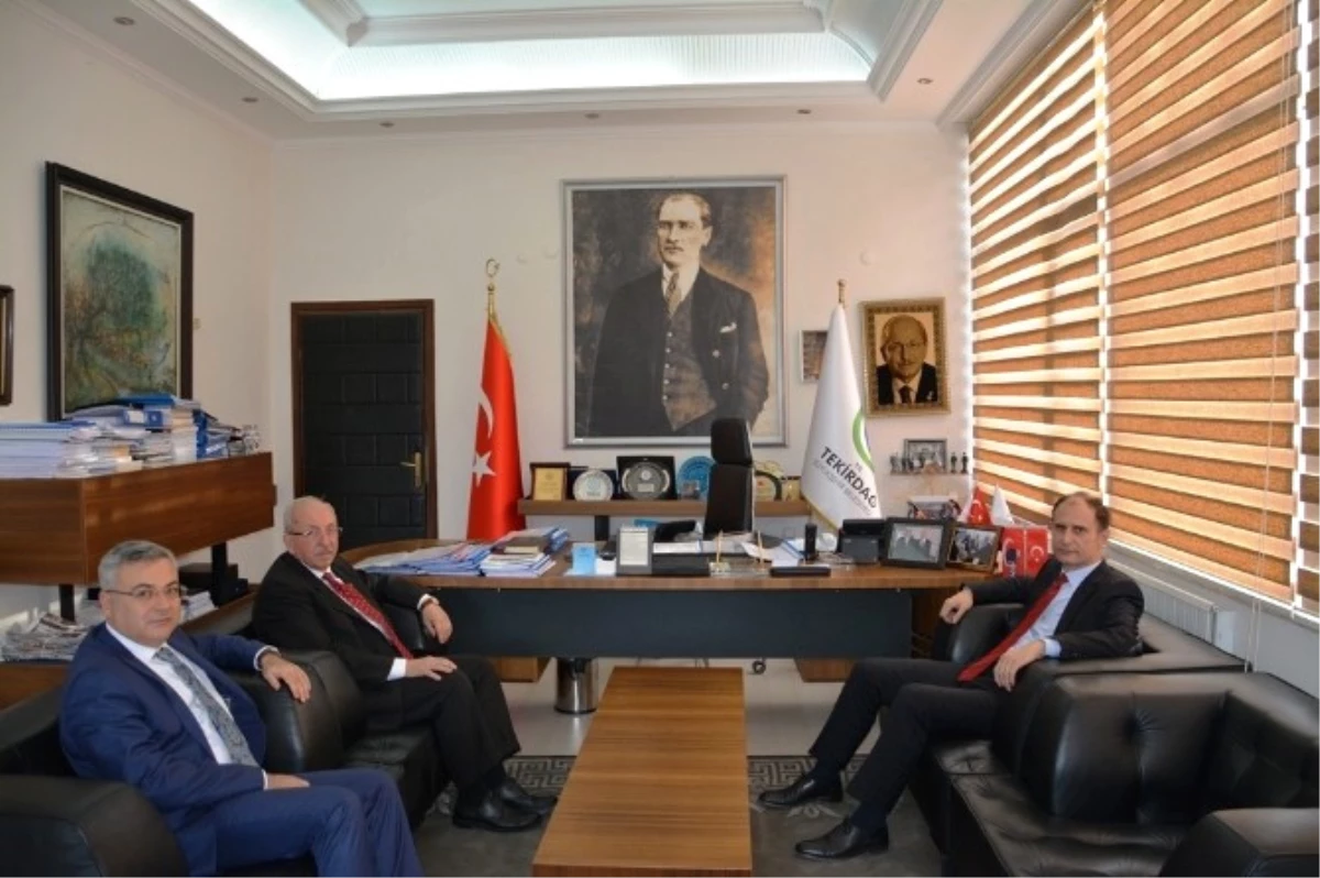 Marmara Ereğlisi Kaymakamından Başkan Albayrak\'a Ziyaret