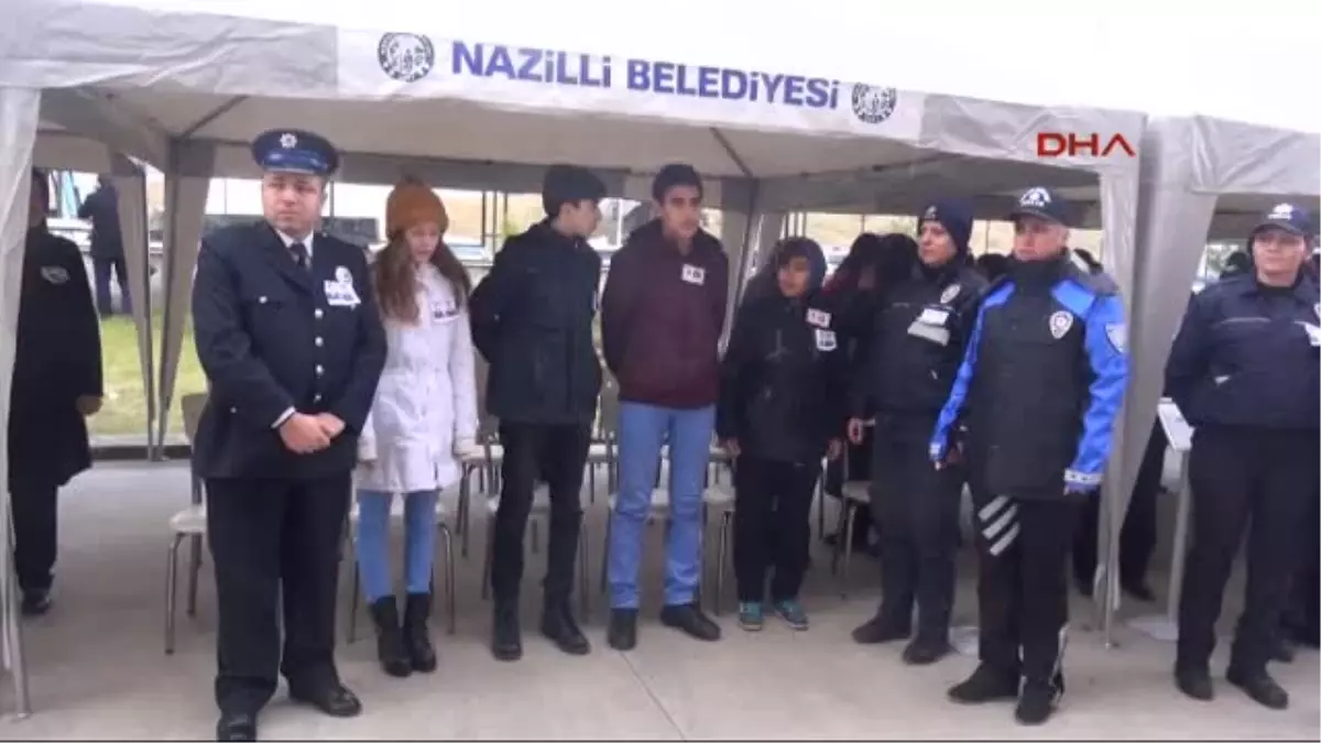 Nazilli Şüpheli Takibinde Şehit Olan Polis Memurları Için Nazilli\'de Tören