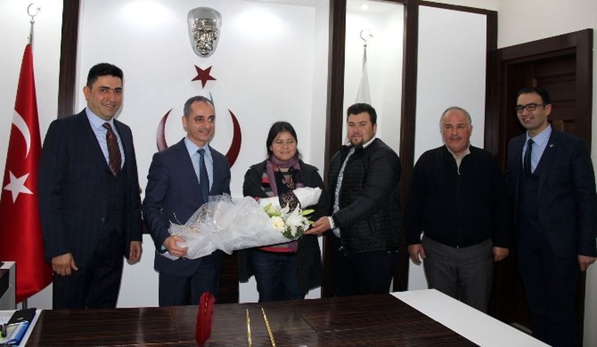 Sağlık Müdürü Tekin\'e Teşekkür Ziyareti