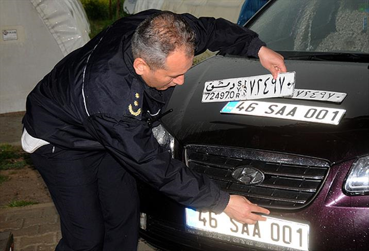 Suriye Plakalı Araçlara Verilen Geçici Plaka