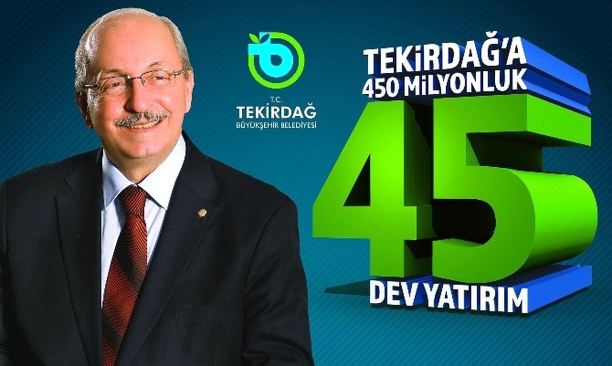 Tekirdağ Tarihinin En Büyük Yatırımı Büyükşehirden