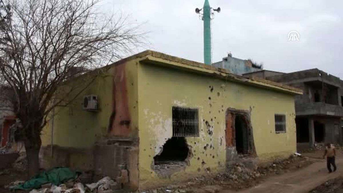 Teröristlerin Cami ve Okullara Verdiği Zarar Görüntülendi