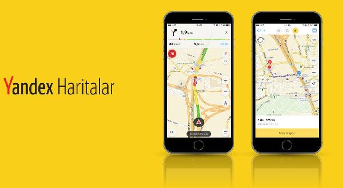 Yandex Haritalar\'da Sesli Navigasyon ve Yürüyüş Yolları Güncellemesi