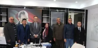 AK Parti İlçe Teşkilatından Kaymakam Özcan'a Ziyaret