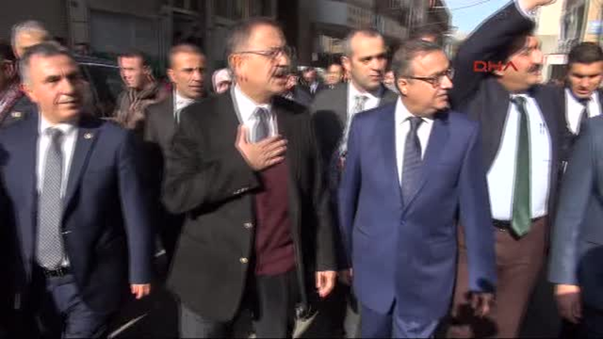 Bakan Özhaseki Cizre\'de Incelemelerde Bulundu