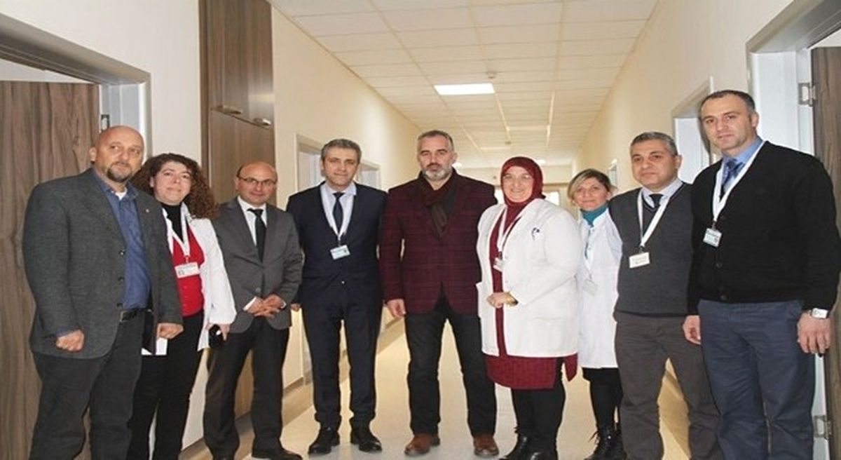 Başkanlardan Hastaneye Ziyaret