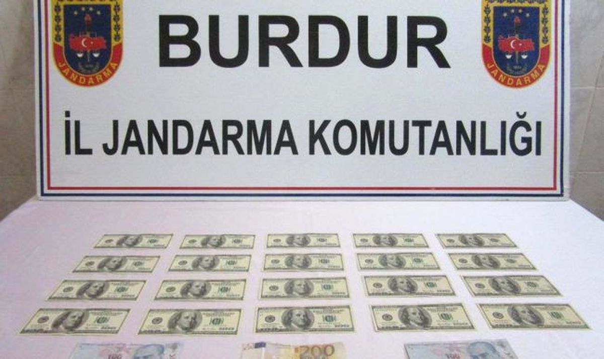 Burdur\'da Sahte Para Operasyonu