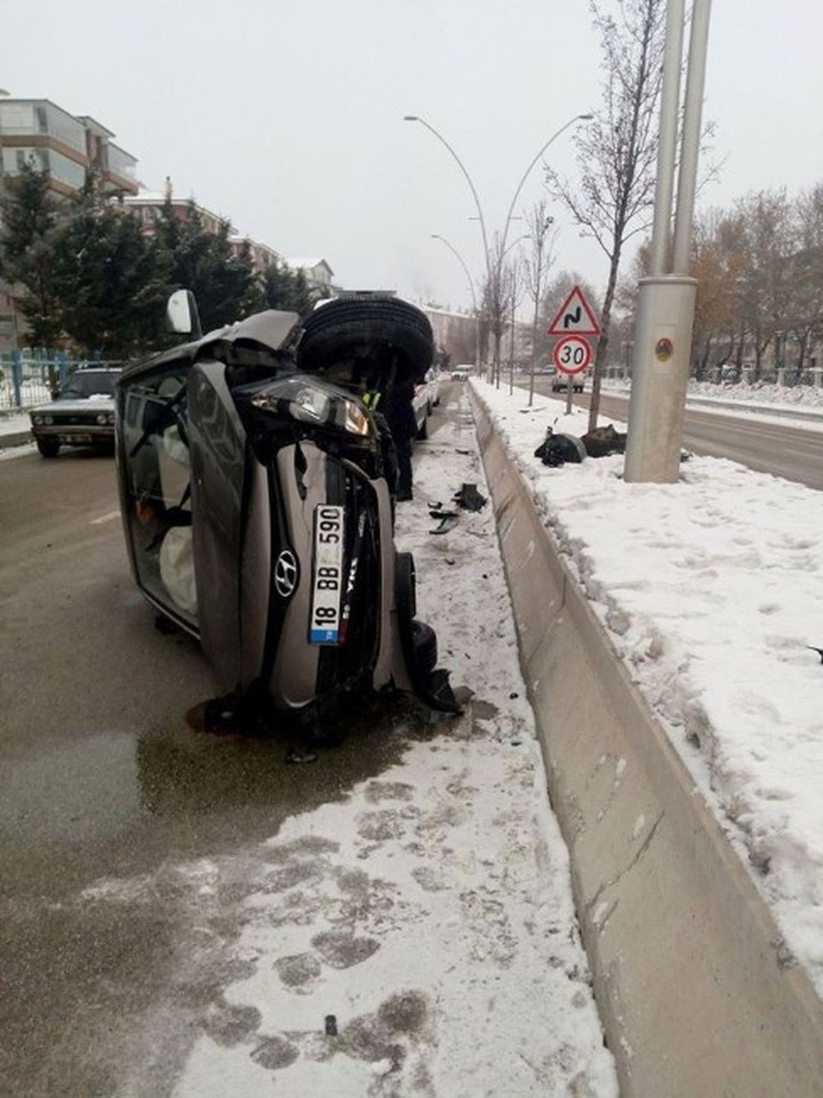Çankırı\'da Trafik Kazası: 2 Yaralı