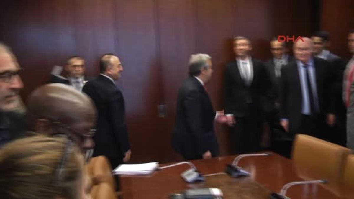Çavuşoğlu, BM Genel Sekreteri Guterres Ile Görüştü