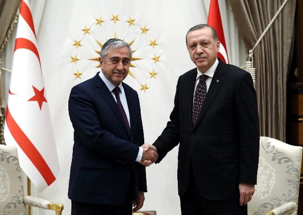 Cumhurbaşkanı Erdoğan, KKTC Cumhurbaşkanı Akıncı ile Bir Araya Geldi