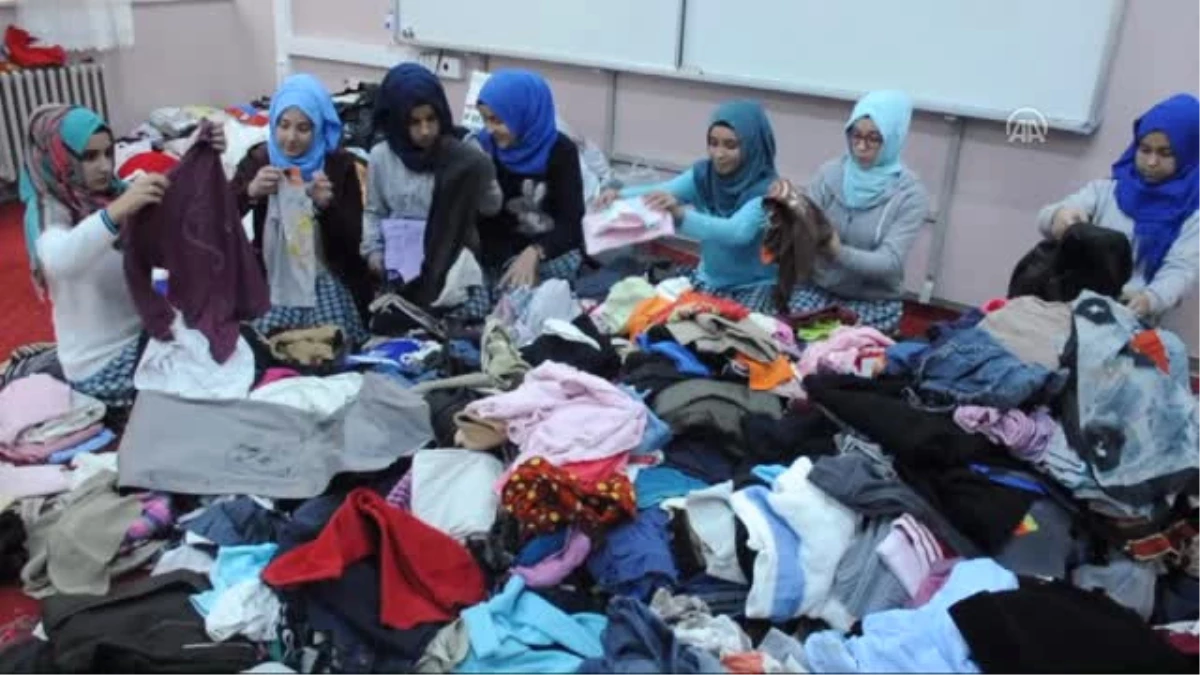 Imam Hatip Öğrencilerinden Suriyeli Sığınmacılara Yardım - Osmaniye