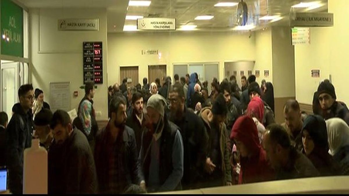 İstanbul\'da Dün Akşam Hastaneler Doldu Taştı