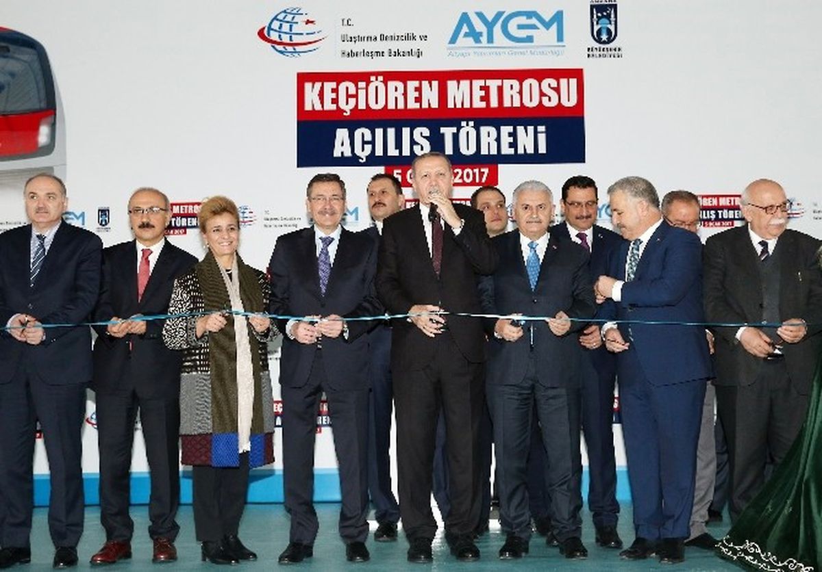Keçiören Metrosu Açıldı