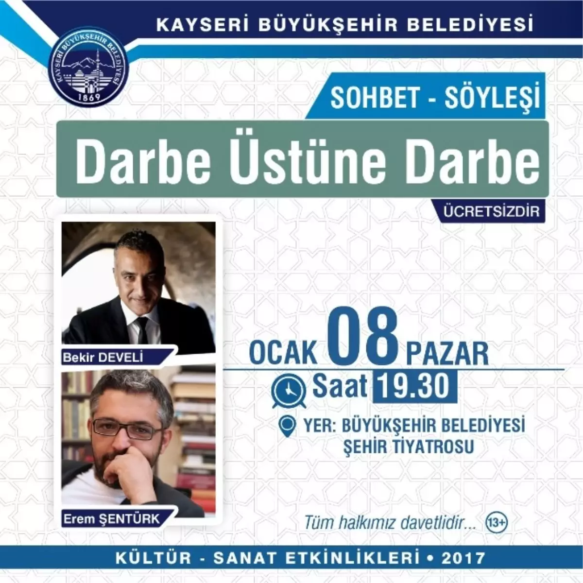 Kentte Ocak Ayıdan 26 Kültür Sanat Etkinliği Gerçekleştirilecek