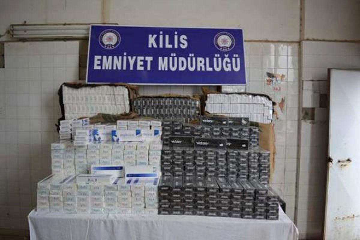 Kilis\'te, 12 Bin Kaçak Sigara Ele Geçti