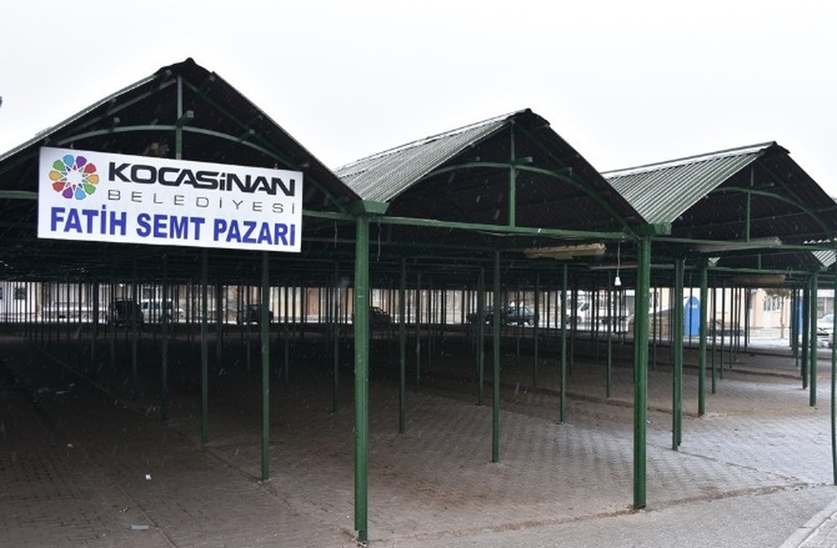 Kocasinan, Fatih Mahallesi\'ndeki Pazar Yerini Yeniledi
