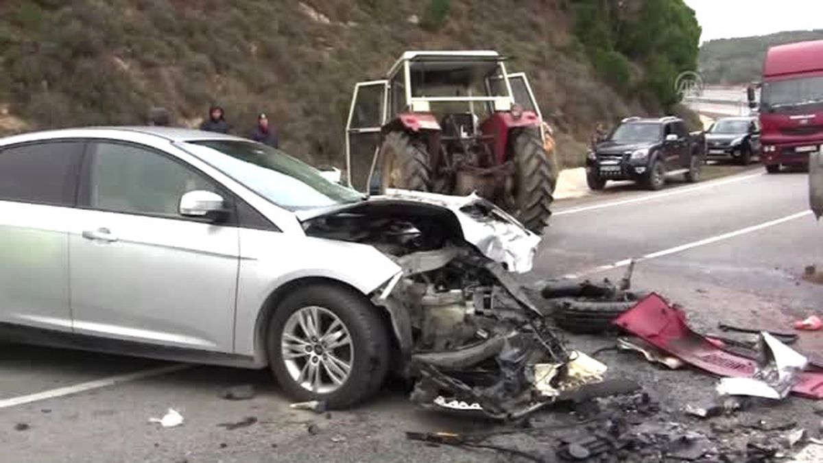 Mardin\'de Mobese Kameralarına Yansıyan Ilginç Trafik Kazaları