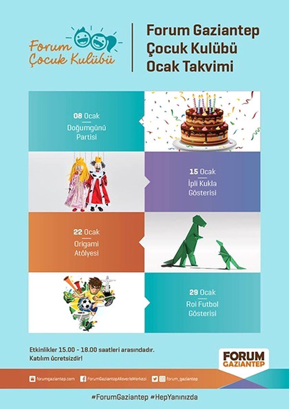 Minikler 2017\'de Eğlenceye Doyacak