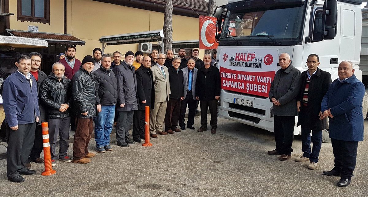 Sakarya\'dan Haleplilere Yardım