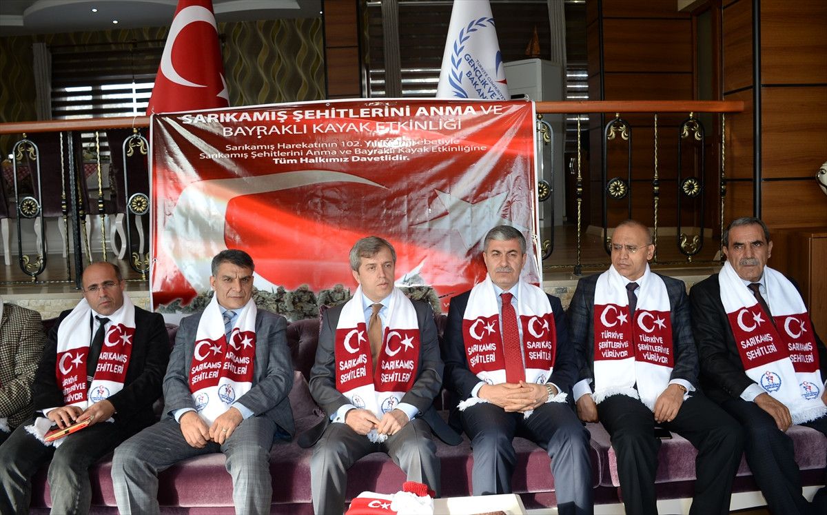 Sarıkamış Şehitlerini Anma ve Bayraklı Kayak Etkinliği