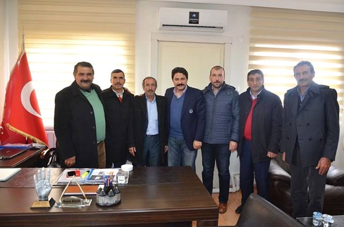 Seyitgazi Muhtarlar Derneği\'nden Başkan Kalın\'a Ziyaret
