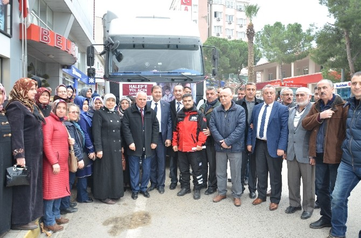 Halep\'e Yardımlar Bu Kez de Soma\'dan Geldi
