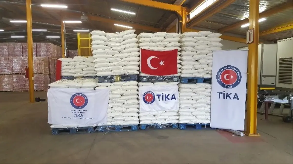 Tika\'dan Namibya\'da Kuene Bölgesi\'ne Gıda Yardımı