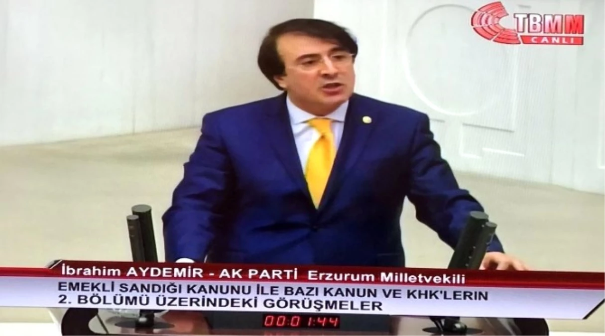 AK Parti\'li Aydemir: Meclisimiz Anayasa değişikliğini destekleyerek tarih yazacaktır
